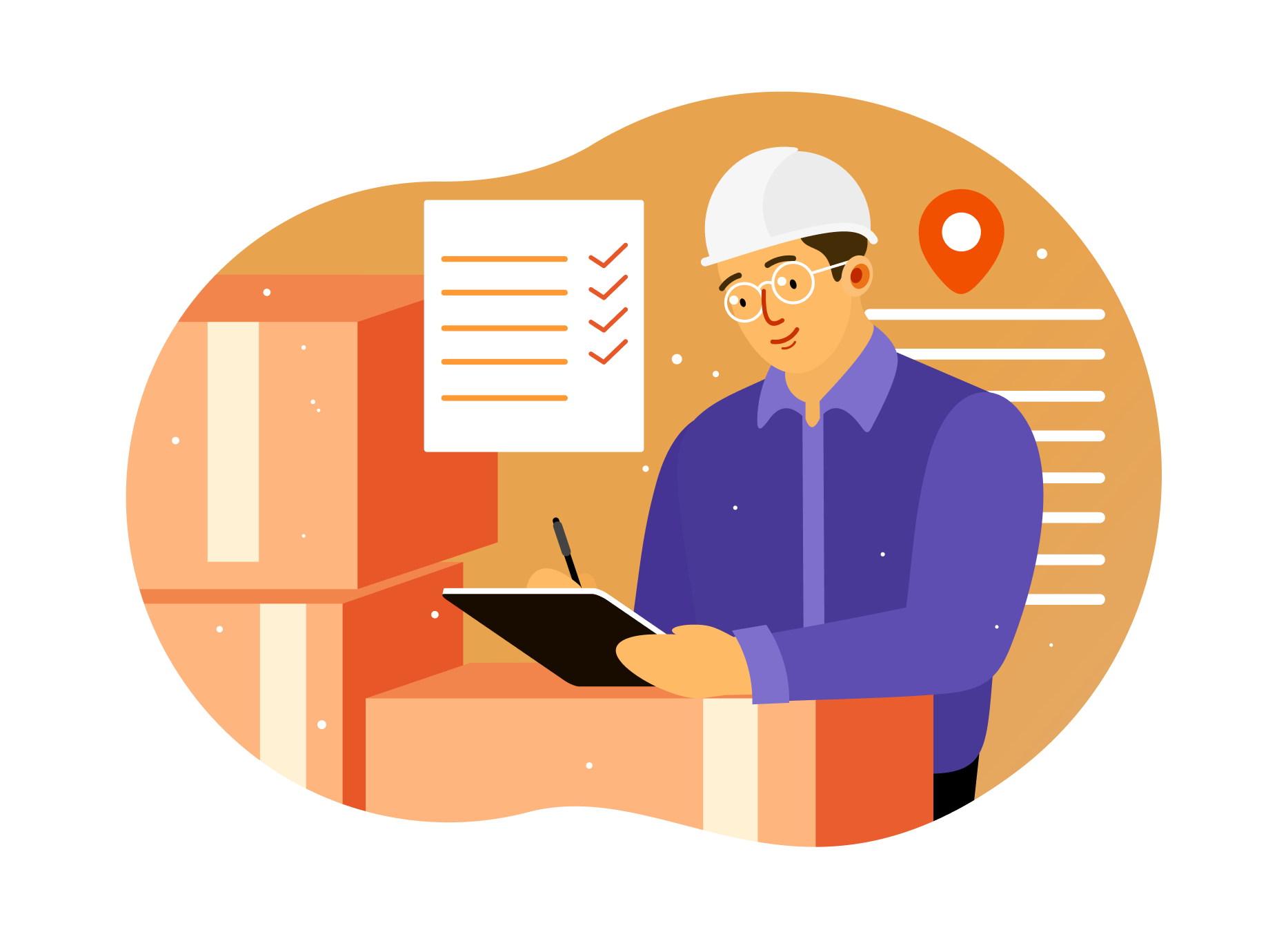 Production process illustration